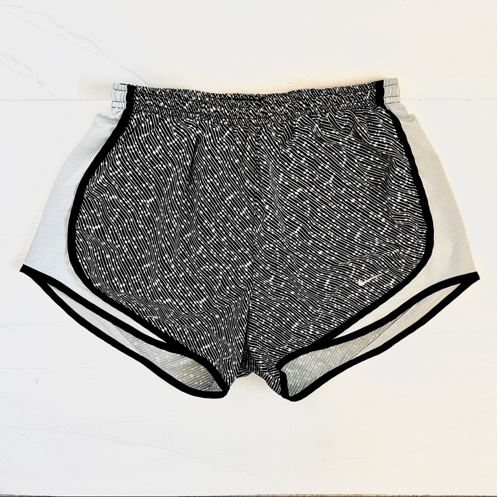 Nike Athletic Shorts, Black and White, Dri-Fit, Size S (women’s)